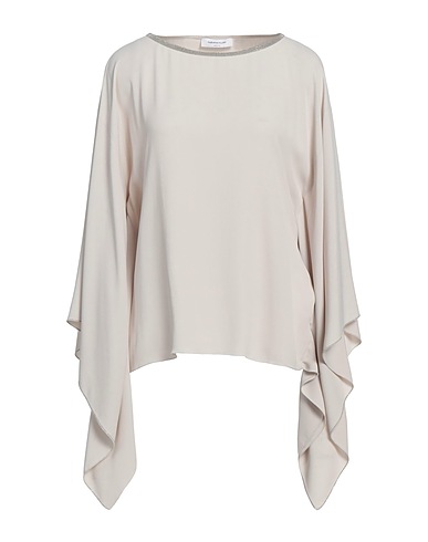 FABIANA FILIPPI Cloak Light grey 57% Acetate, 43% Silk