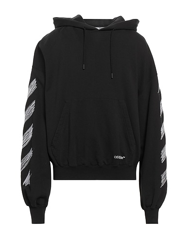 OFF-WHITE™ Hooded track jacket  Black 100% Cotton, Elastane