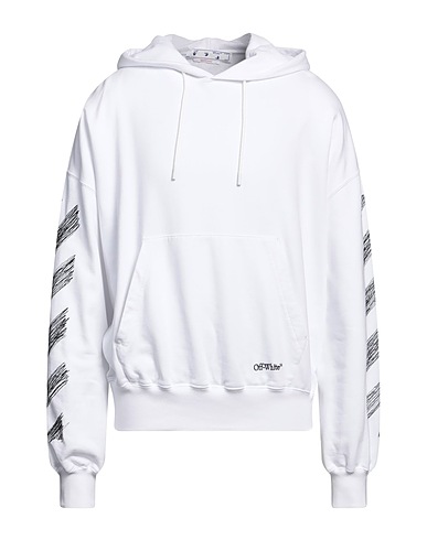 OFF-WHITE™ Hoodie Weiß 100% Baumwolle, Elastan