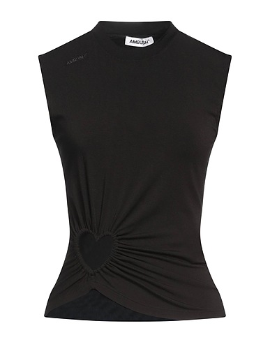 AMBUSH Top Black 94% Viscose, 6% Elastane