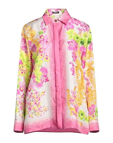 VERSACE Patterned shirts & blouses Pink 100% Silk