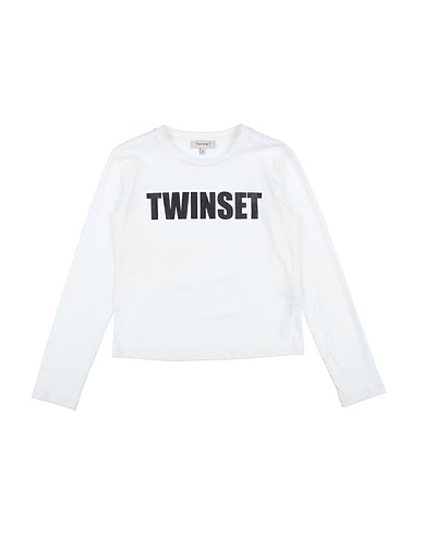 TWINSET T-Shirt Off white 100% Baumwolle