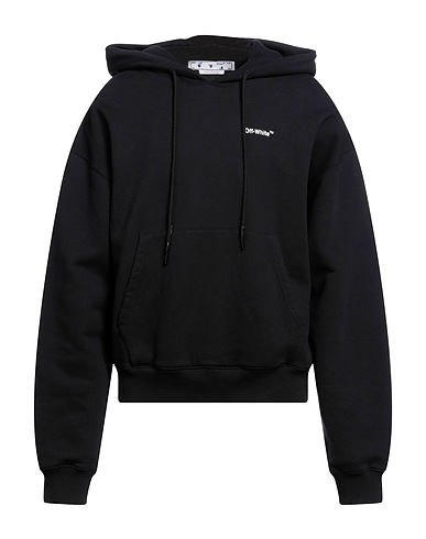 OFF-WHITE™ Hooded track jacket  Black 100% Cotton, Elastane