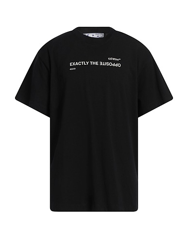 OFF-WHITE™ T-shirt Nero 100% Cotone, Poliestere
