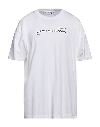 OFF-WHITE™ T-shirt Bianco 100% Cotone, Poliestere