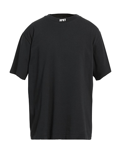 HERON PRESTON Camiseta Negro 100% Algodón, Poliéster