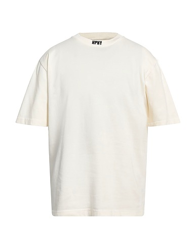HERON PRESTON Camiseta Marfil 100% Algodón, Poliéster