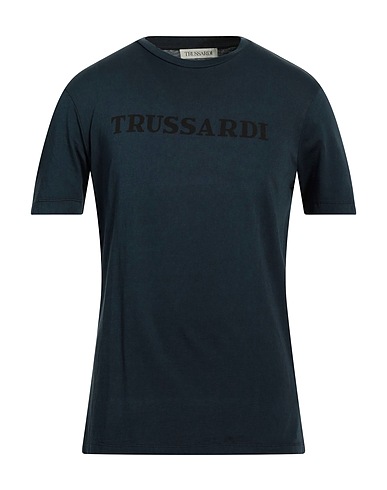 TRUSSARDI T-shirt Midnight blue 100% Cotton