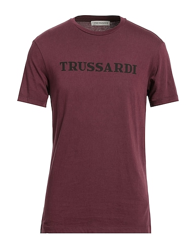 TRUSSARDI T-shirt Bordeaux 100% Cotone