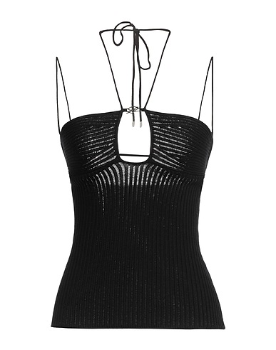 BLUMARINE Top Black 70% Viscose, 30% Polyester