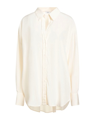 PESERICO Shirts Cream 94% Silk, 6% Elastane