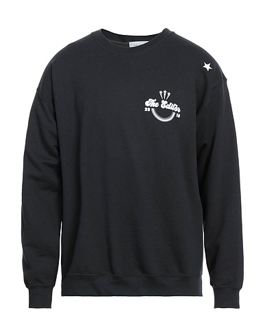 THE EDITOR Sweat-shirt Noir 50% Coton, 50% Polyester