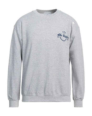 THE EDITOR Sweatshirt Grey 50% Cotton, 50% Polyester