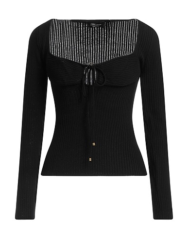 BLUMARINE Pullover Nero 70% Viscosa, 30% Poliestere