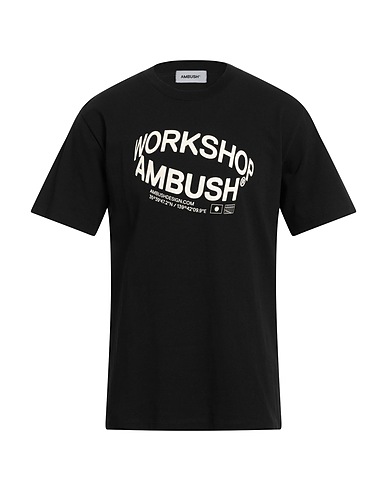 AMBUSH T-shirt Μαύρο 100% Βαμβάκι