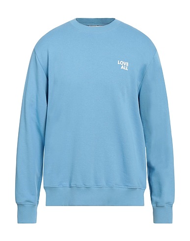 IH NOM UH NIT Sweatshirt Light blue 100% Cotton, Elastane