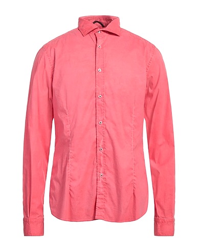 PLOUMANAC'H Einfarbiges Hemd Magenta 97% Baumwolle, 3% Elastan