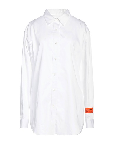 HERON PRESTON Solid colour shirts & blouses 100% Cotton
