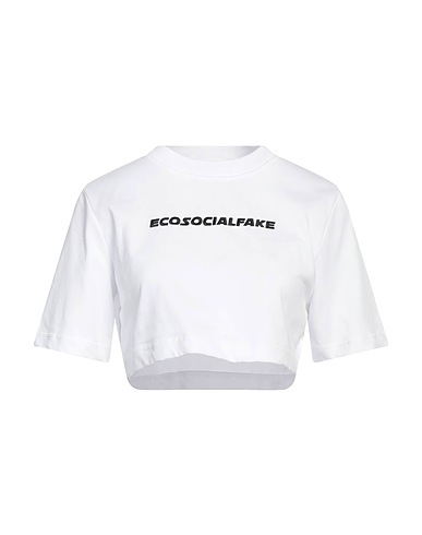DIESEL Crop top Bianco 100% Cotone