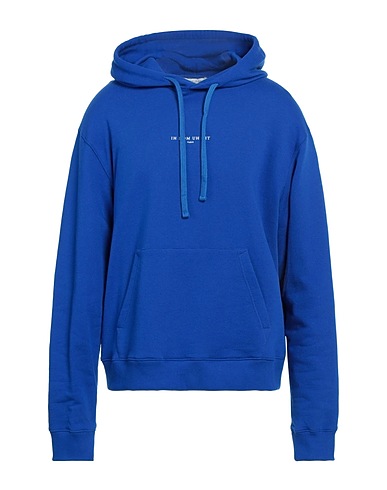 IH NOM UH NIT Hooded track jacket  Bright blue 100% Cotton