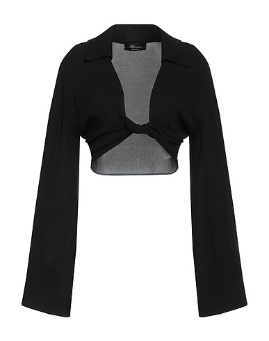 BLUMARINE Top Black 98% Viscose, 2% Elastane
