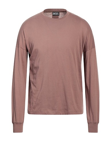 DIESEL T-shirt Light brown 100% Cotton