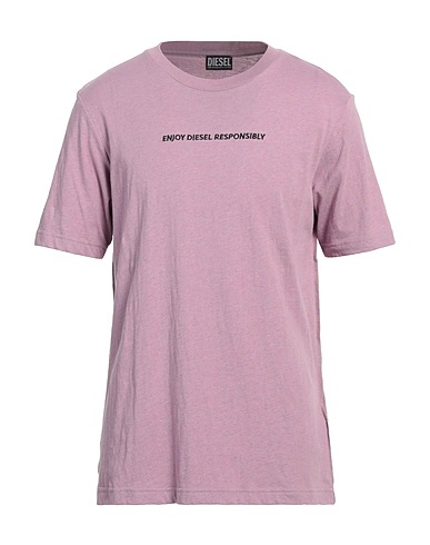 DIESEL T-shirt Mauve 100% Cotton