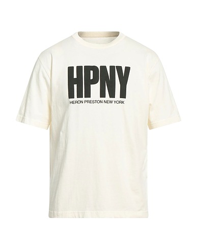 HERON PRESTON T-shirt Ivory 100% Cotton