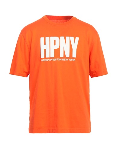 HERON PRESTON T-shirt Orange 100% Cotton