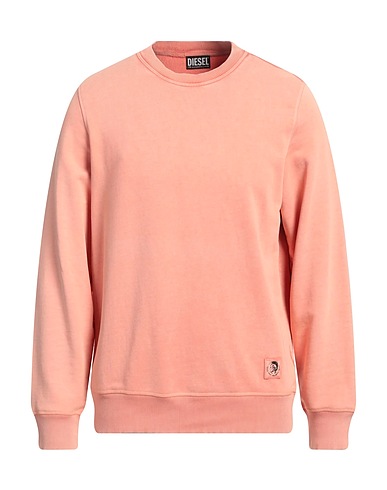 DIESEL Sweatshirt Salmon pink 100% Cotton