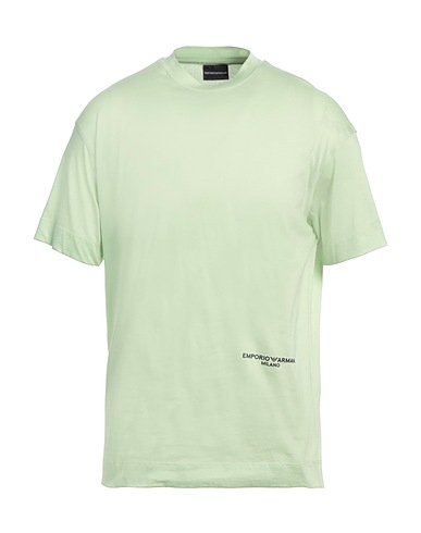 EMPORIO ARMANI T-shirt Verde lime 100% Cotone