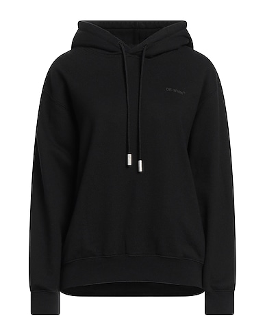 OFF-WHITE™ Hooded track jacket  Black 100% Organic cotton, Elastane