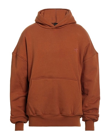 UNNATURAL Hooded track jacket  Brown 100% Cotton