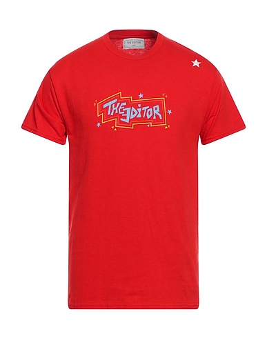 THE EDITOR T-shirt Red 100% Cotton