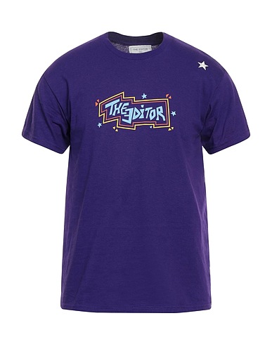 THE EDITOR T-Shirt Violett 100% Baumwolle