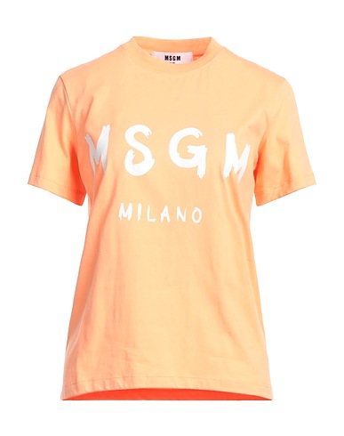 MSGM T-shirt Salmon pink 100% Cotton