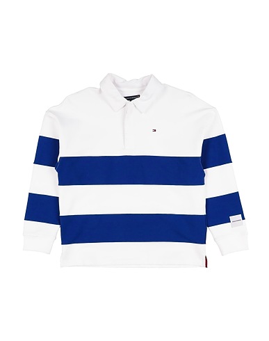 TOMMY HILFIGER Polo Blanc 95% Coton, 5% Élasthanne