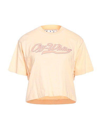 OFF-WHITE™ T-shirt Apricot 100% Cotton, Polyester, Organic cotton