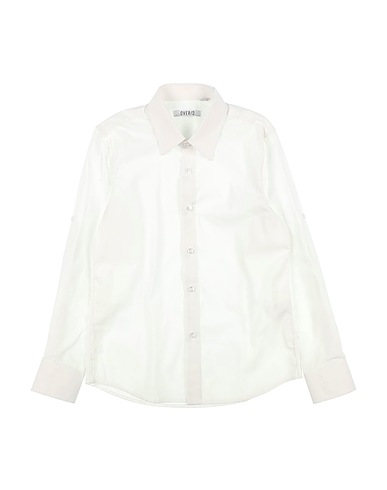 OVER/D Solid colour shirt White 60% Cotton, 30% Polyester, 10% Elastane
