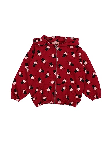 WEEKEND HOUSE KIDS Hooded track jacket  Burgundy 100% Organic cotton