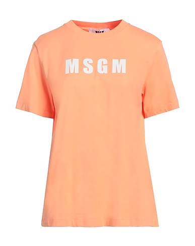 MSGM T-shirt Apricot 100% Cotton