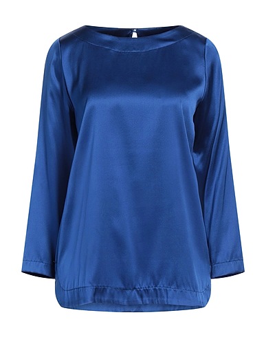 HOPPER Top Blue 96% Silk, 4% Elastane