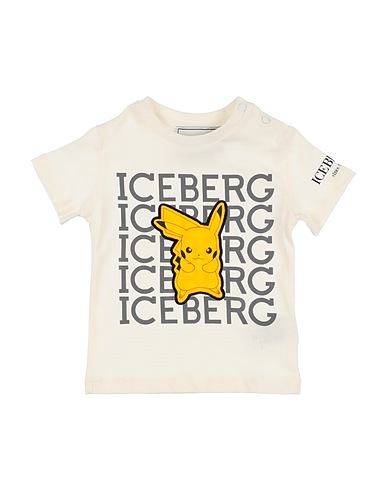 ICEBERG T-shirt OFF WHITE 100% Cotton