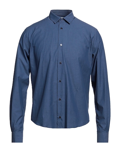 TRUSSARDI Solid colour shirt 100% Cotton