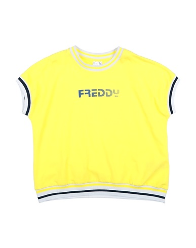 FREDDY TOPWEAR Yellow 95% Cotton, 5% Elastane