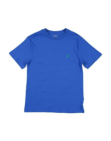 POLO RALPH LAUREN T-Shirt COTTON JERSEY CREWNECK TEE
 Blau 100% Baumwolle