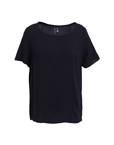 VERO MODA Basic T-Shirt Black 100% Livaeco by Birla Cellulose™