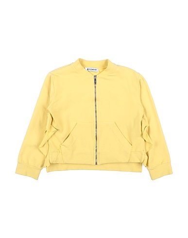 DONDUP Sweatshirt Yellow 95% Cotton, 5% Elastane