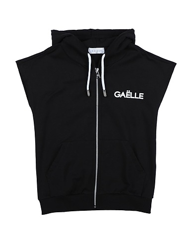 GAëLLE Paris Hooded track jacket 96% Cotton, 4% Elastane