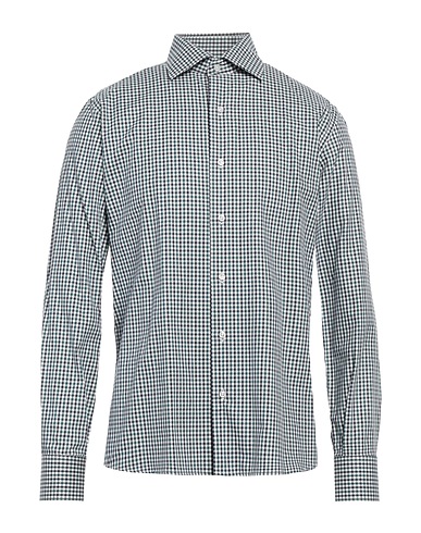 ANGELO NARDELLI Checked shirt VERDE 100% Cotton
